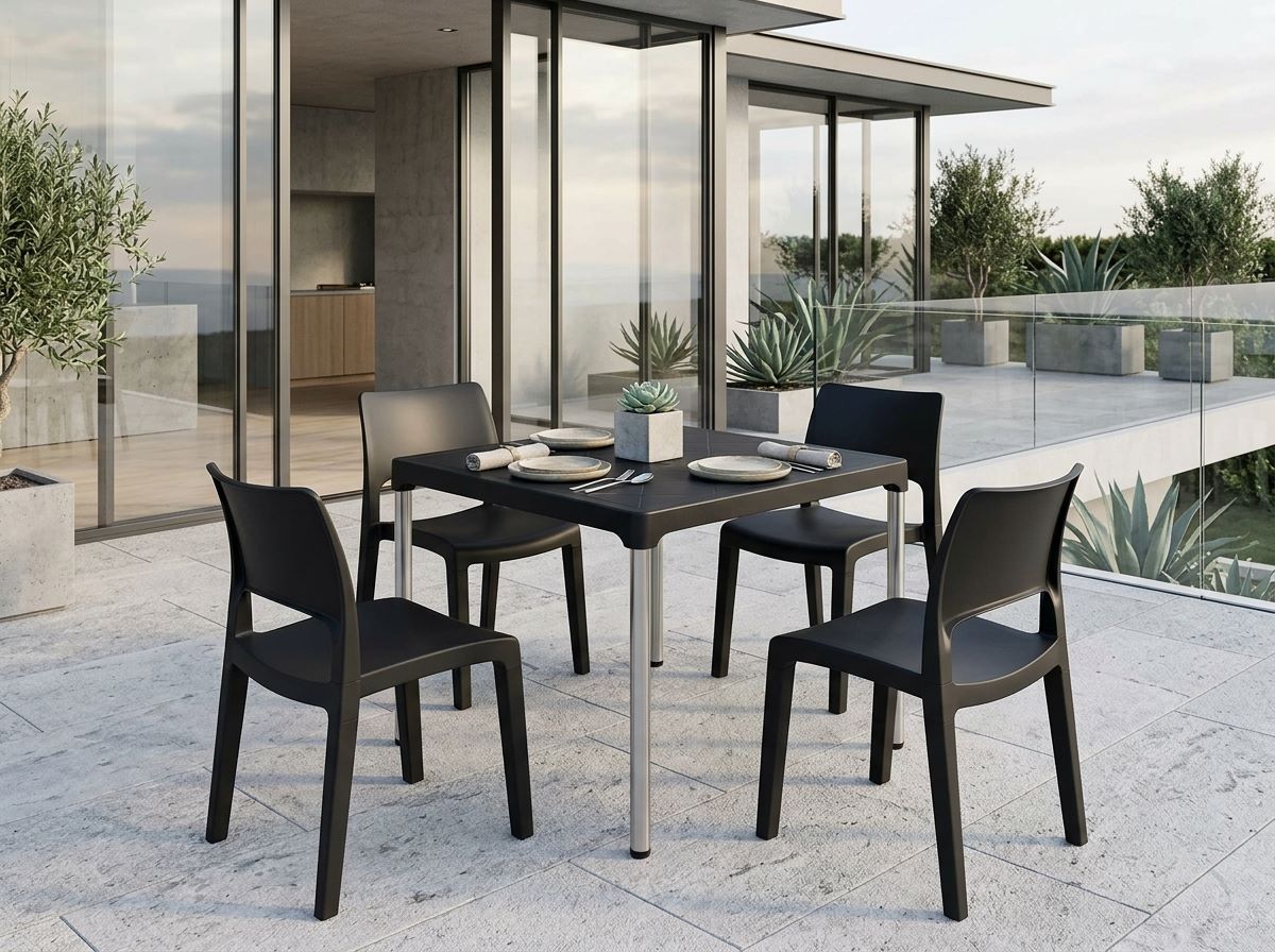 Progarden Zahradní plastový stůl ERMES 75 x 75 x 72 cm 6